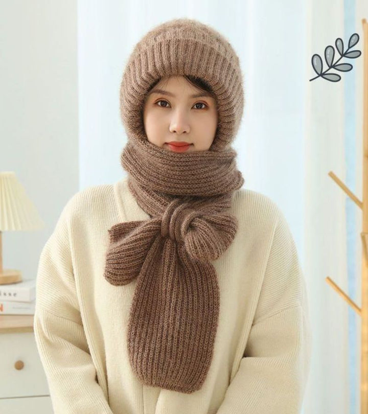 Faith - Conjunto de chapéu e cachecol de duas peças