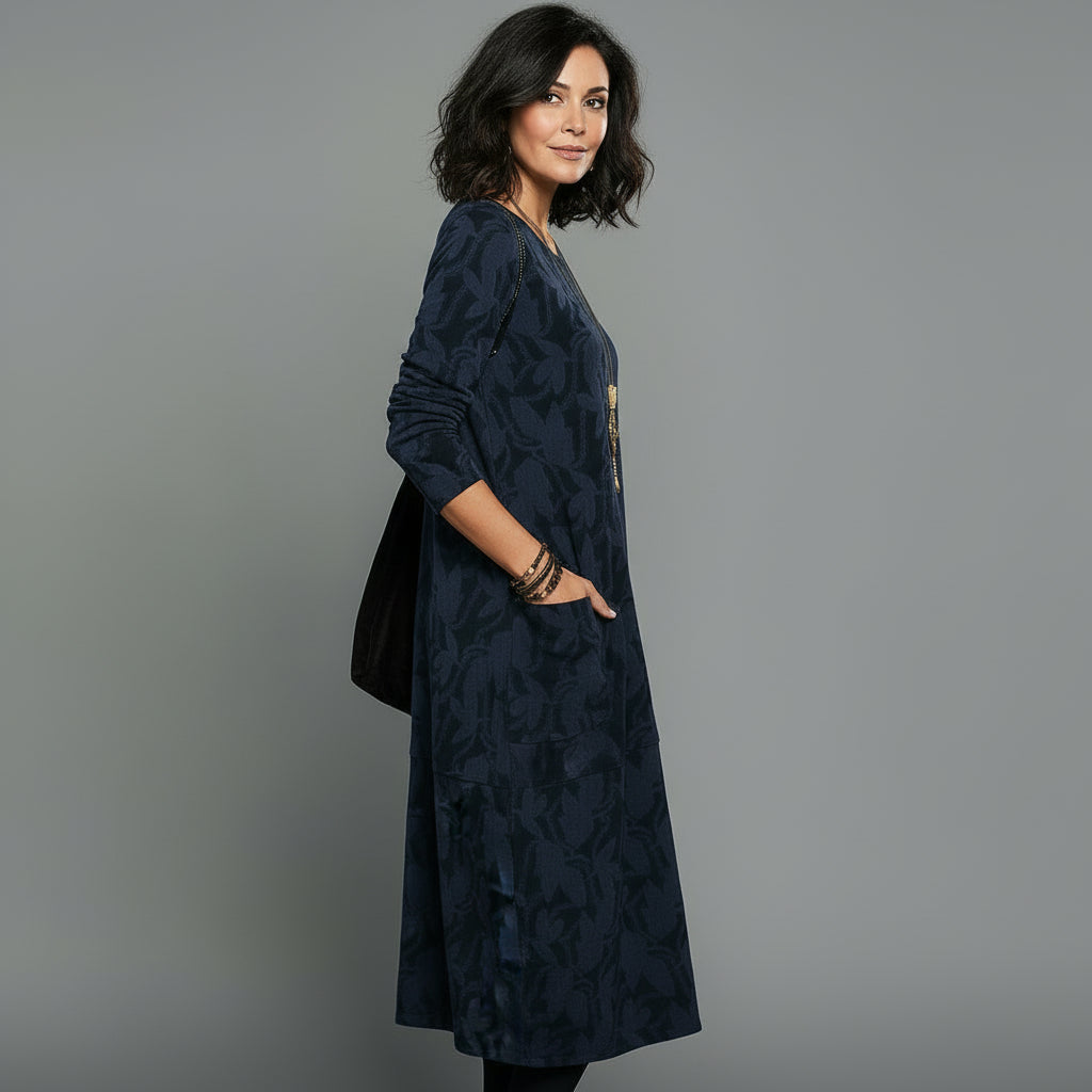 Alisson - Vestido midi casual elegante