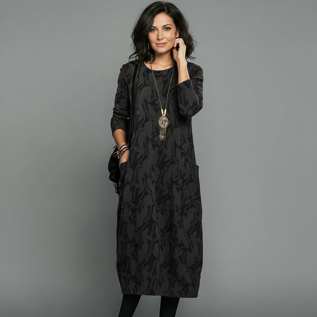 Alisson - Vestido midi casual elegante