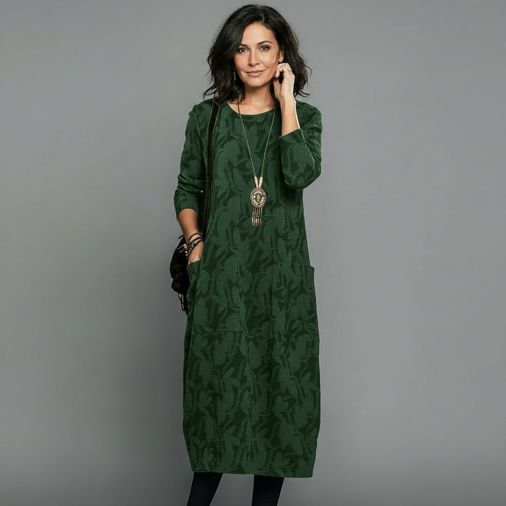 Alisson - Vestido midi casual elegante