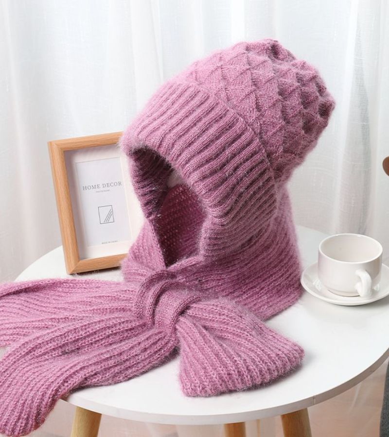 Faith - Conjunto de chapéu e cachecol de duas peças