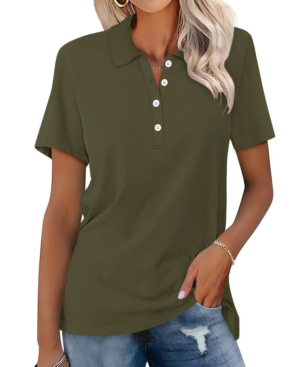 Jazlyn - Camisa polo elegante
