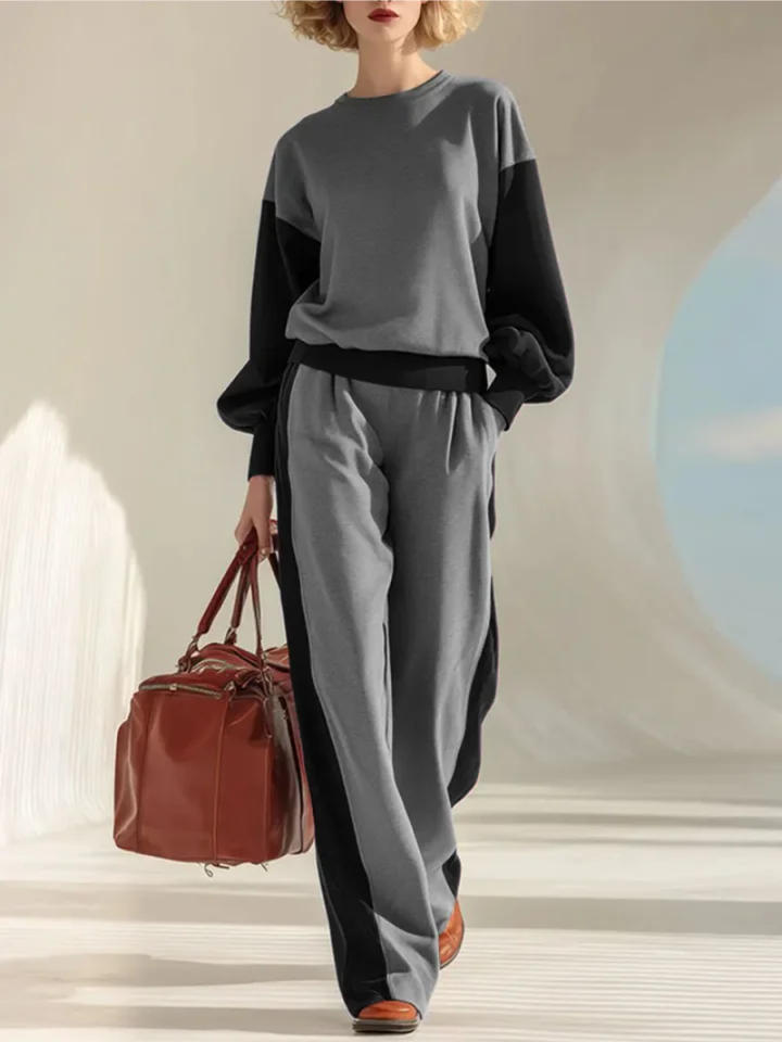 Viena - Conjunto elegante e casual de duas peças