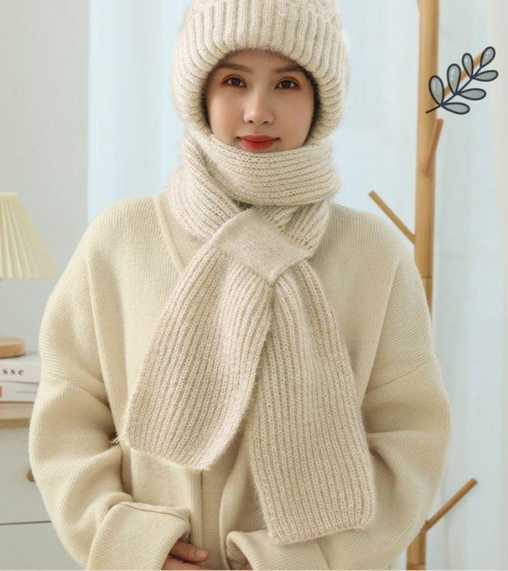 Faith - Conjunto de chapéu e cachecol de duas peças