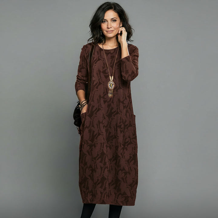 Alisson - Vestido midi casual elegante