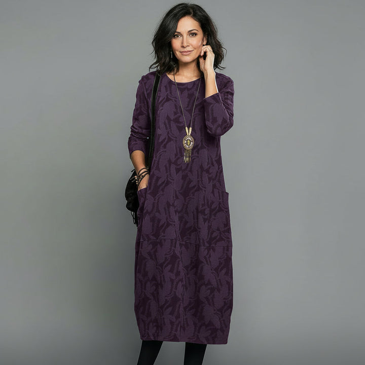 Alisson - Vestido midi casual elegante