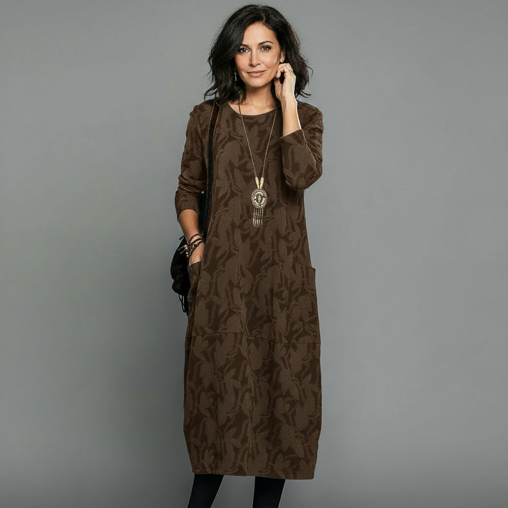 Alisson - Vestido midi casual elegante